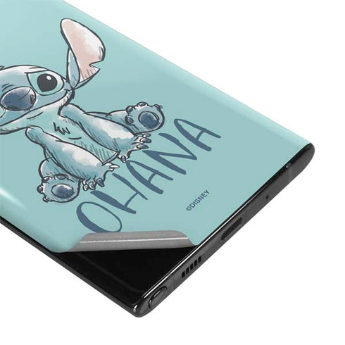 Disney Lilo and Stitch Ohana Galaxy Note 10 Skin